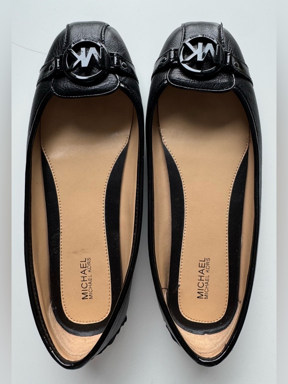 NWOT Michael Kors Fulton Moc Black Leather Flats | Designer Shoes
